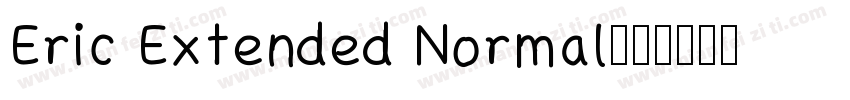 Eric Extended Normal字体转换